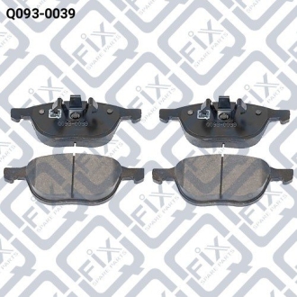 Колодки тормозные передние дисковая Q-fix Q0930039