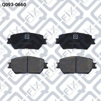 Колодки гальмівні передні дискові Q-fix Q0930660