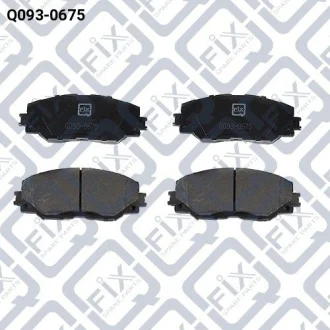 Колодки тормозные передние дисковая Q-fix Q0930675