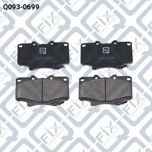 Колодки тормозные передние дисковая Q-fix Q0930699 (фото 1)