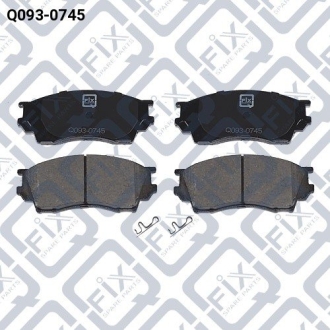 Колодки гальмівні передні дискові Q-fix Q0930745