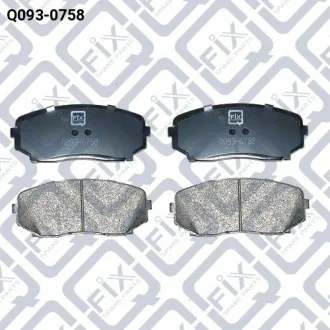 Колодки тормозные передние дисковая Q-fix Q0930758