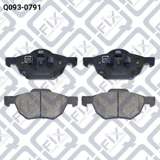 Колодки тормозные передние дисковая Q-fix Q0930791