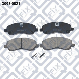 Колодки тормозные передние дисковая Q-fix Q0930821