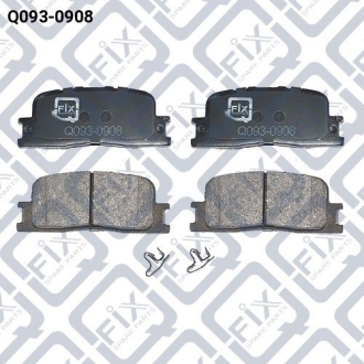 Колодки тормозные задние дисковые Q-fix Q0930908 (фото 1)