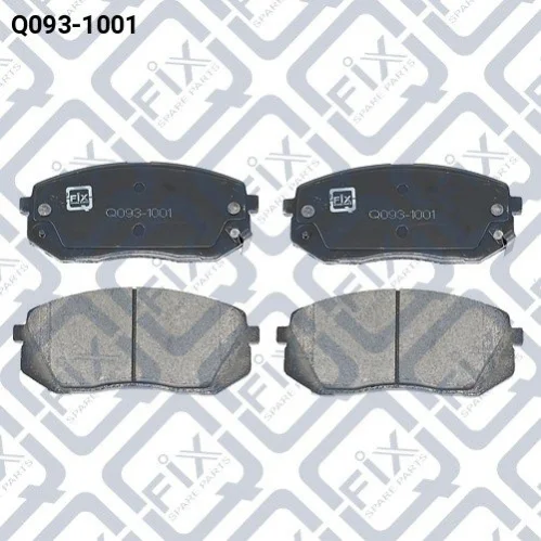 Колодки тормозные передние дисковая Q-fix Q0931001 (фото 1)