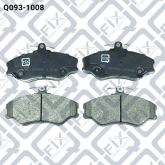 Колодки тормозные передние дисковая Q-fix Q0931008 (фото 1)