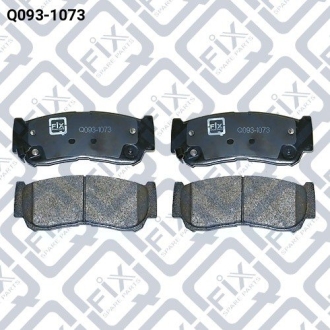 Колодки гальмівні задні дискові Q-fix Q0931073
