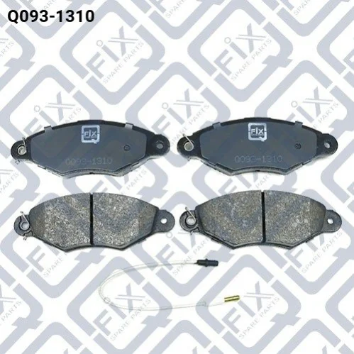 Колодки тормозные передние дисковая Q-fix Q0931310 (фото 1)