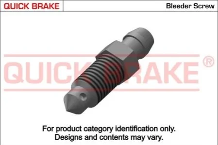 Штуцер прокачки тормозов QUICK BRAKE 0033 (фото 1)