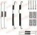 Комплект пружинок колодок ручника Skoda Fabia I-III/VW Caddy II/Golf III/Passat B3/B4 86- QUICK BRAKE 1050035 (фото 1)