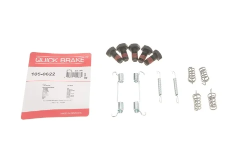 Комплект для монтажу гальмівних колодок QUICK BRAKE 105-0622