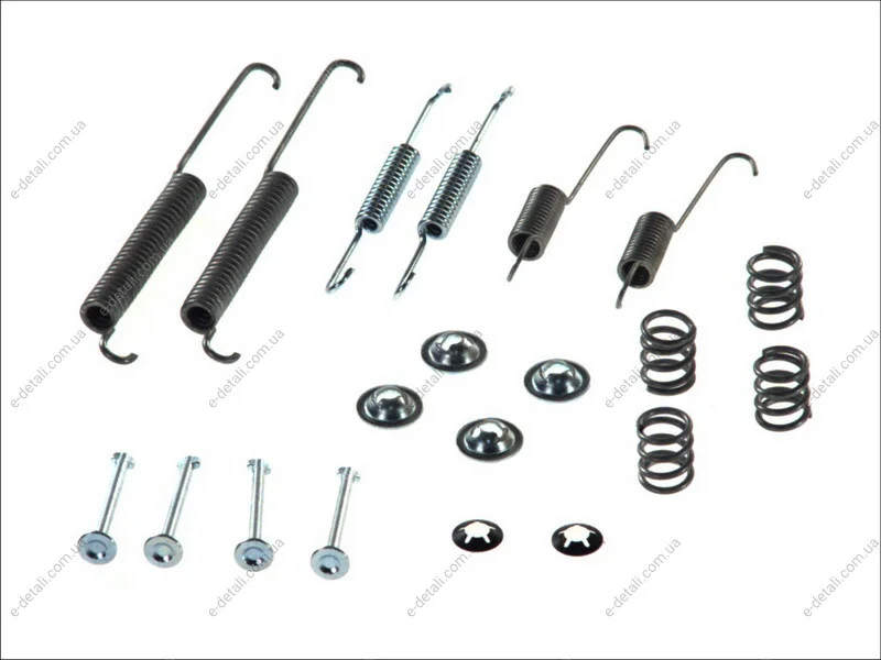 Комплект пружинок колодок ручника Peugeot 206/306 1.0-2.0 93- (TRW) QUICK BRAKE 105-0754 (фото 1)