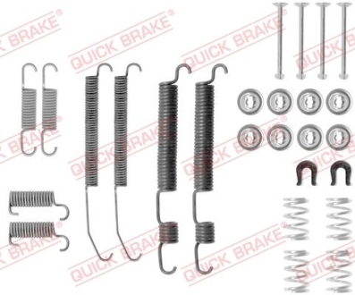 Комплект пружинок колодок ручного гальма QUICK BRAKE 105-0762