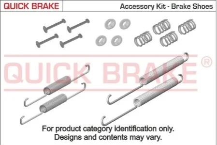 Ремк-т торм.колодок зад QUICK BRAKE 105-0825 (фото 1)
