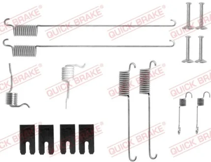 Комплект пружинок колодок ручника Land Rover Freelander 98-06 QUICK BRAKE 105-0829