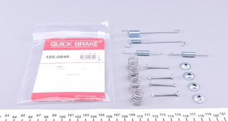 Монтажний комплект колодки QUICK BRAKE 1050848 (фото 1)