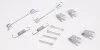 Комплект пружинок колодок ручника Fiat Fiorino/Citroen Nemo 1.3HDi/1.4 07- QUICK BRAKE 105-0866 (фото 2)