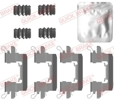 Монтажный компл.,тормоз.колодки QUICK BRAKE 1090087 (фото 1)