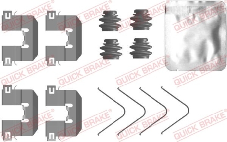 Монтажный компл.,тормоз.колодки QUICK BRAKE 1090104