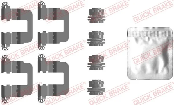 Монтажный компл.,тормоз.колодки QUICK BRAKE 1090106 (фото 1)