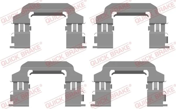 Монтажный компл.,тормоз.колодки QUICK BRAKE 1090138 (фото 1)