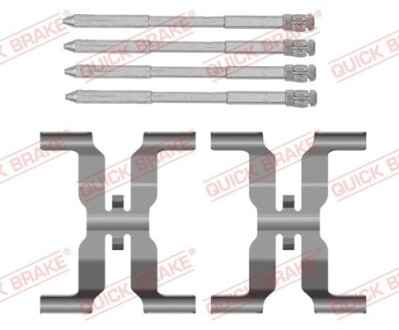 Монтажний компл.,гальм.колодки QUICK BRAKE 1090166