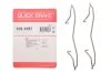 Планка суппорта (переднего) прижимная (к-кт) Ford Sierra/Escort 85-95 QUICK BRAKE 109-1057 (фото 2)