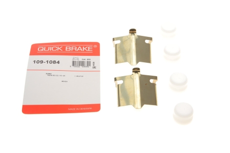 Комплект прижимних планок гальмівного супорту QUICK BRAKE 109-1084 (фото 1)