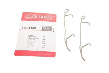 Монтажний комплект гальмівних колодок QUICK BRAKE 1091159