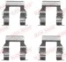 Планка супорта (заднього) прижимна (к-кт) Mitsubishi Galant 98-04 (Akebono) QUICK BRAKE 1091279 (фото 1)