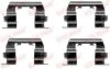 Планка суппорта (заднего) прижимная (к-кт) Hyundai Accent 98-05 (Mando) QUICK BRAKE 109-1669 (фото 1)