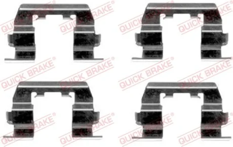 Планка супорта (заднього) прижимна (к-кт) Hyundai Accent 98-05 (Mando) QUICK BRAKE 109-1669