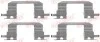 Планка суппорта (переднего) прижимная (к-кт) Suzuki Forester/Impreza/Legacy I-III 89-09 (Akebono) QUICK BRAKE 109-1672 (фото 1)