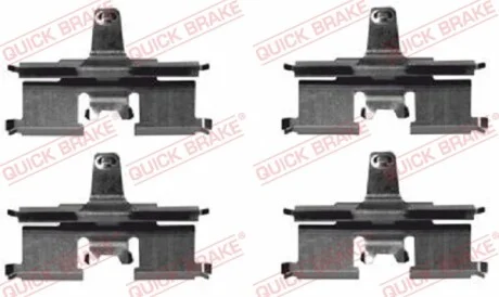 Планка супорта (заднього) прижимна (к-кт) Chevrolet Lacetti/Daewoo Nubira 97- QUICK BRAKE 109-1692