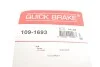 Планка суппорта (переднего) прижимная (к-кт) Kia Cerato 04-09 (Mando) QUICK BRAKE 109-1693 (фото 5)