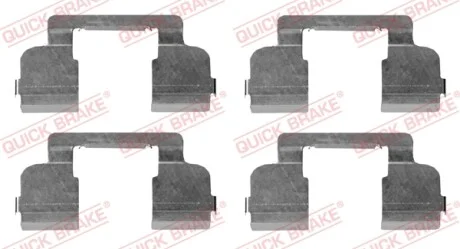 Планка суппорта (переднего) прижимная (к-кт) Renault Megane/Dacia Logan 96- QUICK BRAKE 109-1698