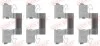 Планка супорта (заднього) прижимна (к-кт) Mitsubishi Colt IV 92-96/Lancer V/VI 92-03 (AKEBONO) QUICK BRAKE 109-1714 (фото 1)