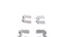 Планка супорта (заднього) прижимна (к-кт) Hyundai Santa Fe I/II 03-12 QUICK BRAKE 109-1717 (фото 3)