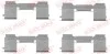 Планка суппорта (переднего) прижимная (к-кт) Citroen Jumper/Peugeot Boxer 06- (Brembo) QUICK BRAKE 109-1729 (фото 1)