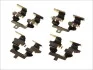 Планка суппорта (заднего) прижимная (к-кт) Nissan Qashqai 07- (Akeb) QUICK BRAKE 109-1737 (фото 1)