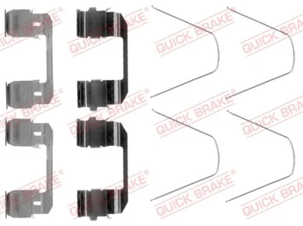 Монтажний комплект гальмівних колодок QUICK BRAKE 109-1743