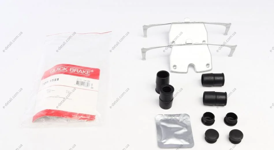 Планка супорта (переднього) прижимна (к-кт) BMW 7 (F01/F02/F03/F04) 08-15 (Ate) QUICK BRAKE 109-1851 (фото 1)
