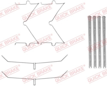 Монтажный компл.,тормоз.колодки QUICK BRAKE 1091885