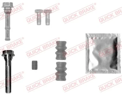 Направляющая суппорта (переднего/к-кт) Citroen Jumpy/Opel Combo/Peugeot Expert 01- QUICK BRAKE 1131432X