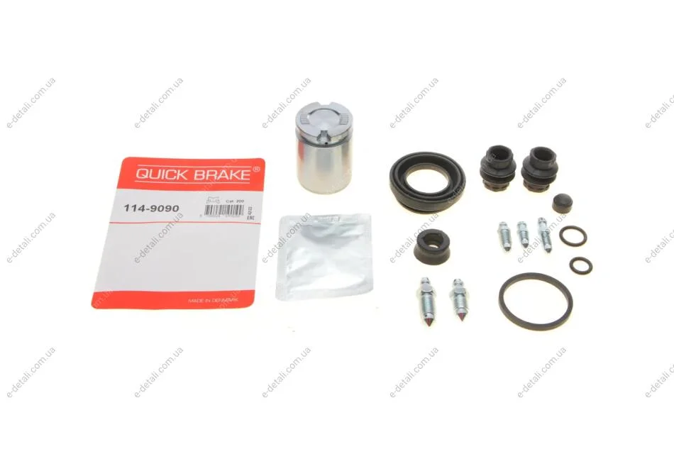 Ремкомплект супорта (заднього) VW Caddy 03- (d=38mm) (Lucas) (+поршень) QUICK BRAKE 114-9090 (фото 1)