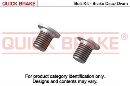 Болти кріплення гальм. дисків QUICK BRAKE 11663K (фото 1)