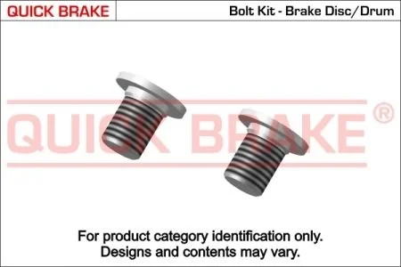 Болти кріплення гальм. дисків QUICK BRAKE 11663K