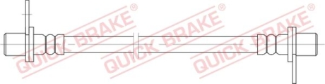 Тормозной шланг QUICK BRAKE 25087