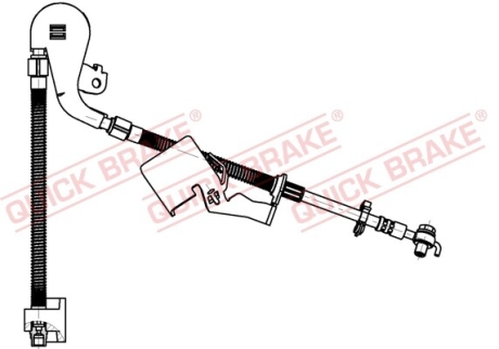 Тормозной шланг QUICK BRAKE 50704X